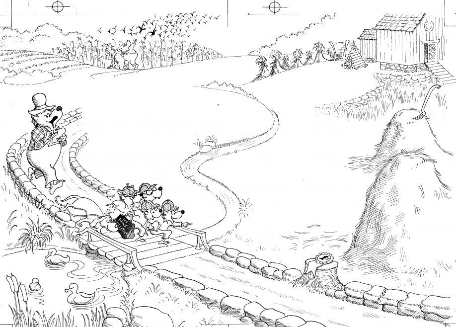 Plansa de colorat cu Ursul Berenstain 13 5